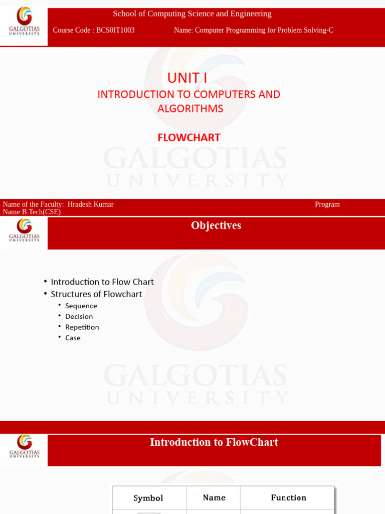 Unit-I FlowChart | PDF | Computer Engineering | Theoretical Computer