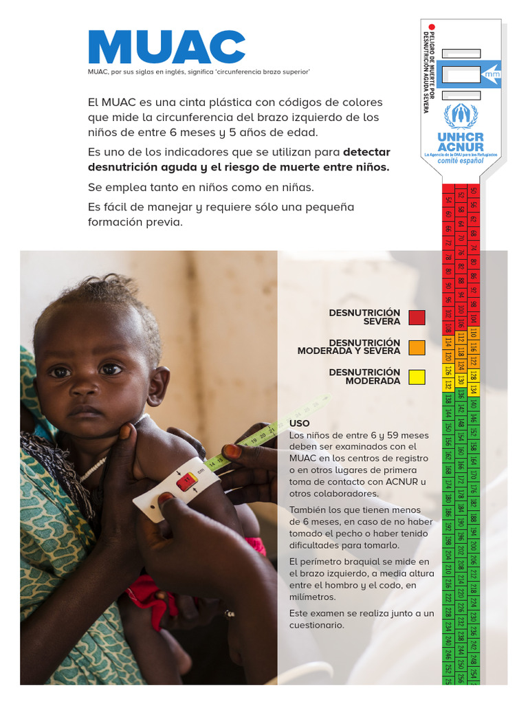 Medición MUAC en Niños para Detección de Desnutrición | PDF ...