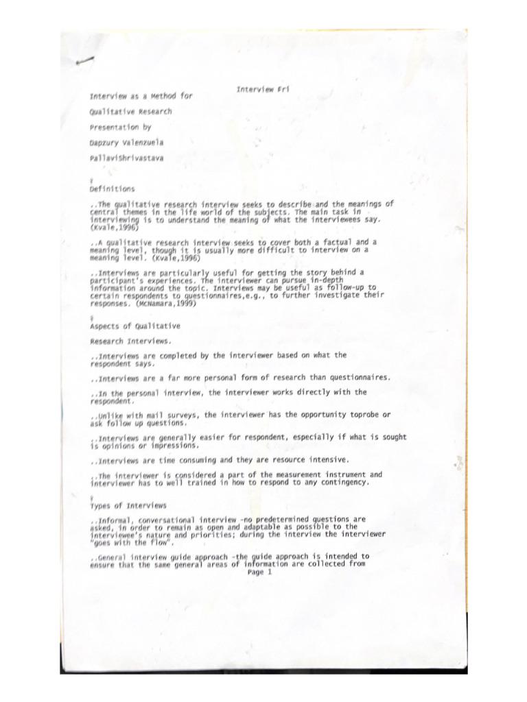 Interview PDF | PDF