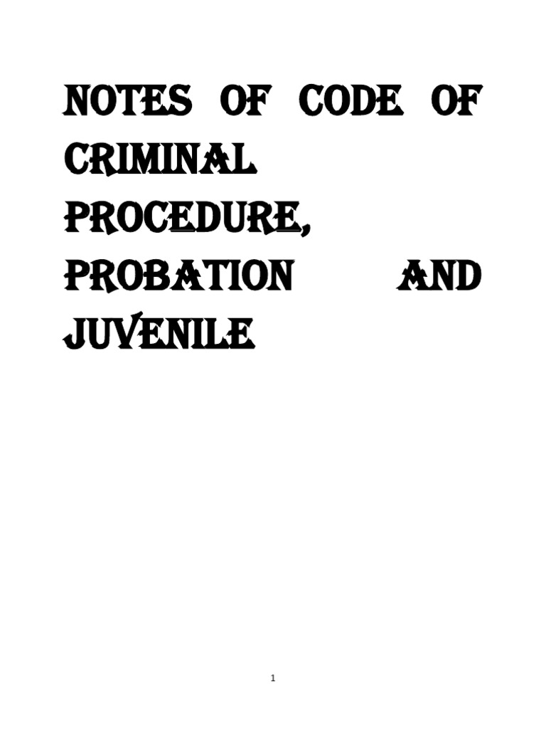 Criminal Procedure Code Insights | PDF | Arrest | Bail