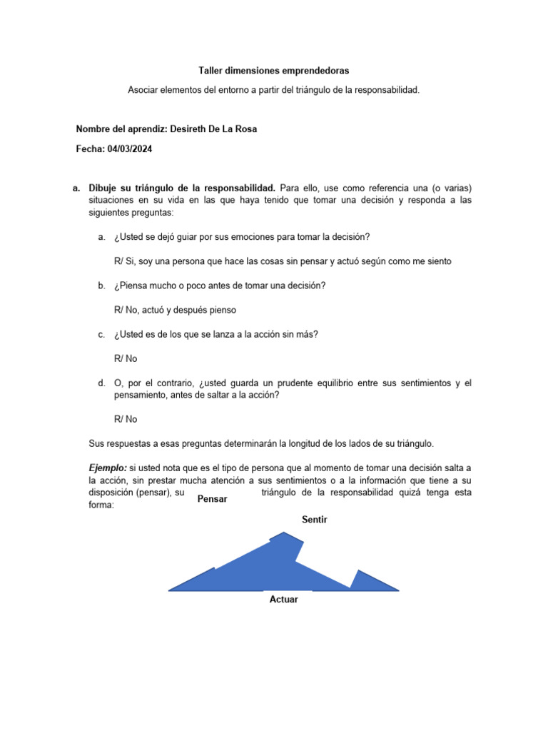 Anexo - Formato - Dimensiones - Emprendedoras Desieth de La Rosa | PDF ...