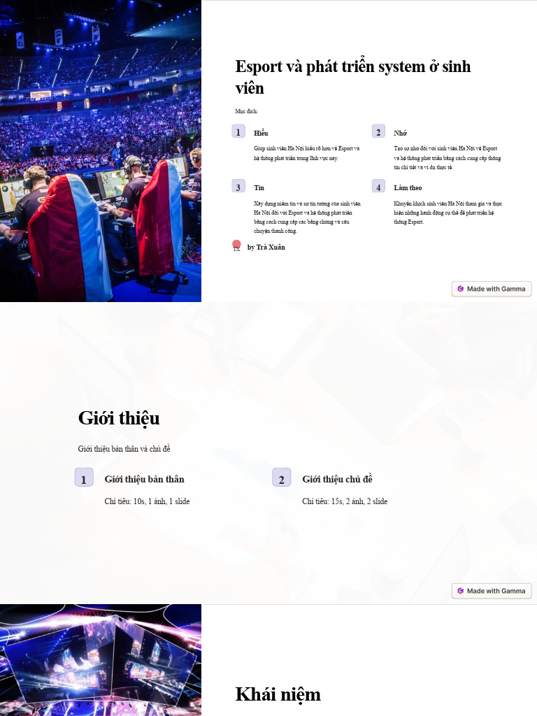 Esport Va Phat Trien System o Sinh Vien | PDF