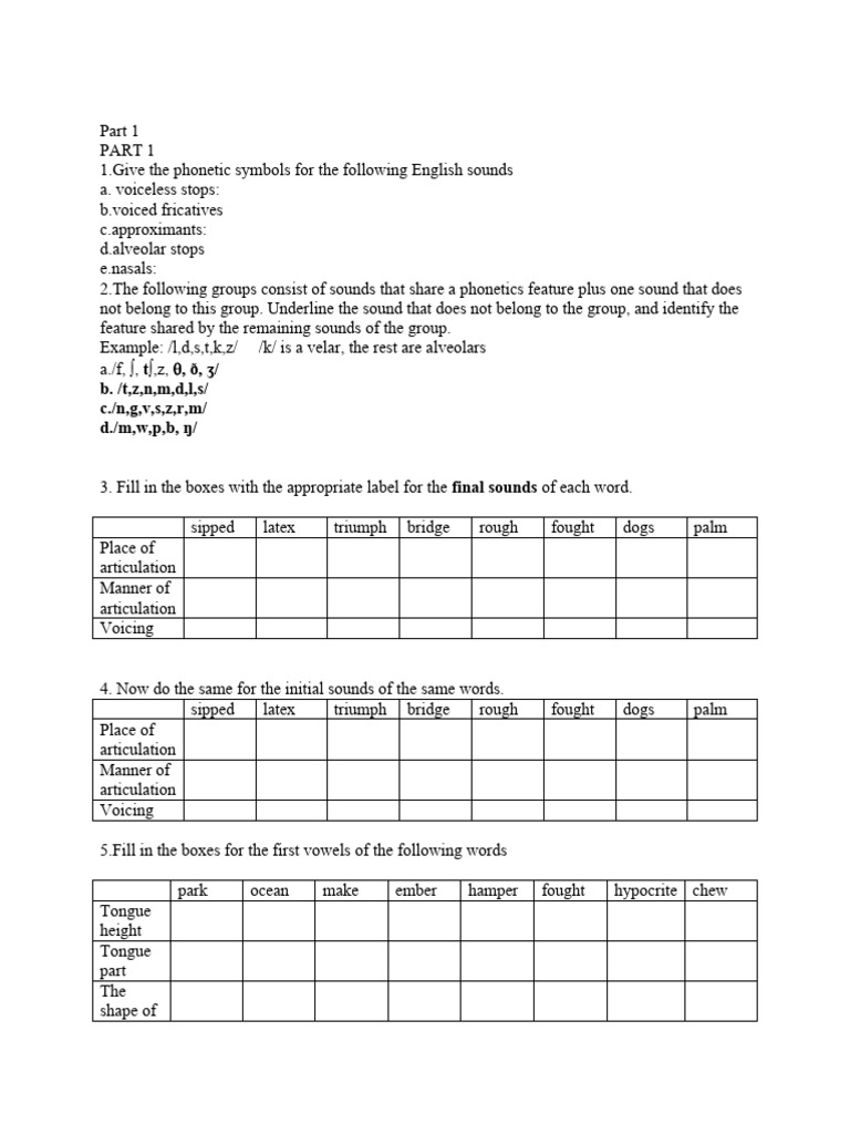 Assignment 11 download free pdf phonetics phoneme