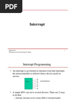 Interrupt: ECE473/573 Microprocessor System Design, Dr. Shiue 1