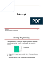 Interrupt: ECE473/573 Microprocessor System Design, Dr. Shiue 1