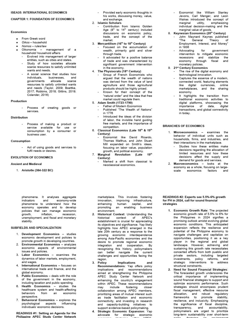 International Economics (Reviewer) | PDF | Economics | Market (Economics)