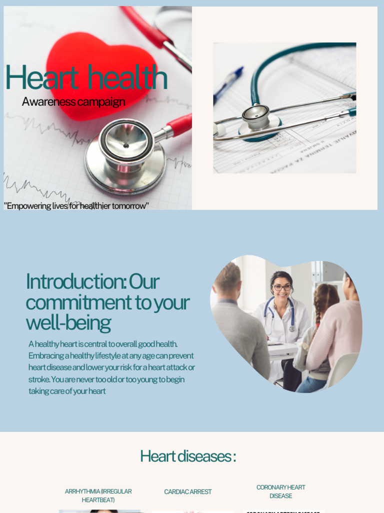 Heart Health: Prevention and Awareness | PDF | Coronary Artery Disease ...