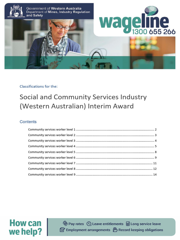 SCHADS Award Classifications Overview | PDF | Employment | Academic Degree