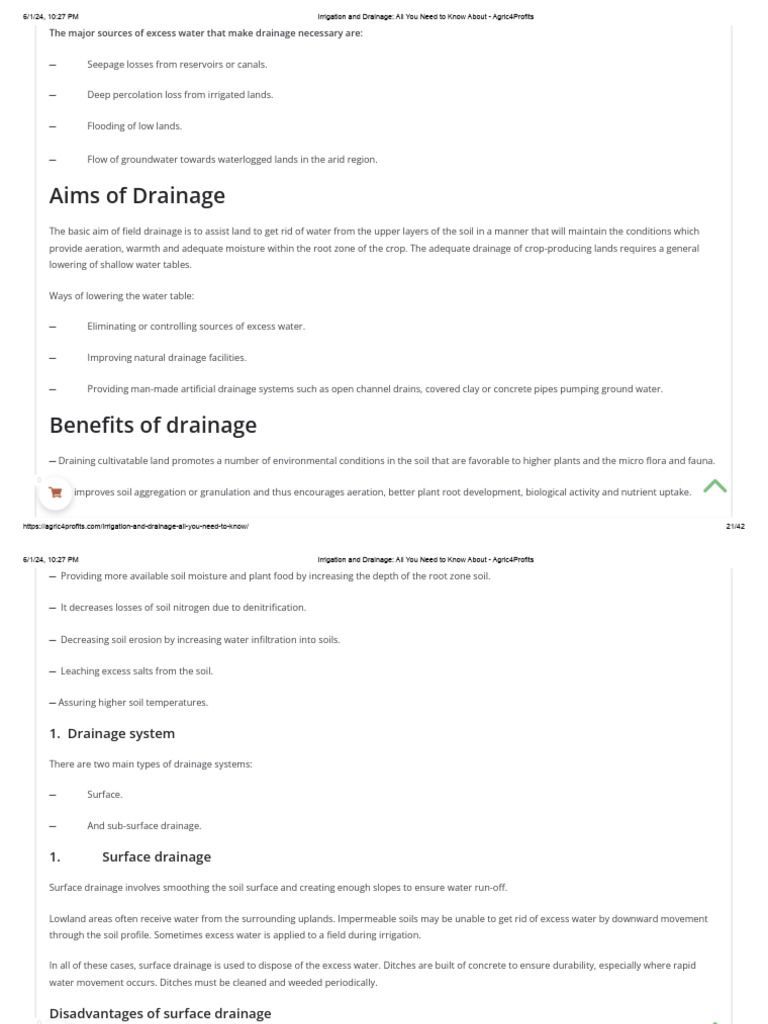 Essential Guide to Irrigation & Drainage | PDF | Drainage | Soil