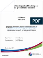 2016 - Pretorius - Fracking Groundwater Systems