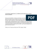 Los Nuevos Códigos de La ComunicaciÓn Emocional Utilizados en Internet