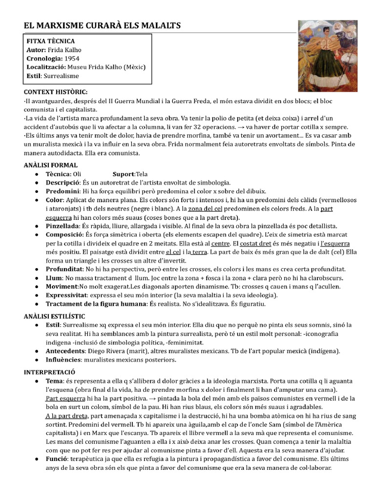 El Marxisme Sanarà Als Malalts | PDF