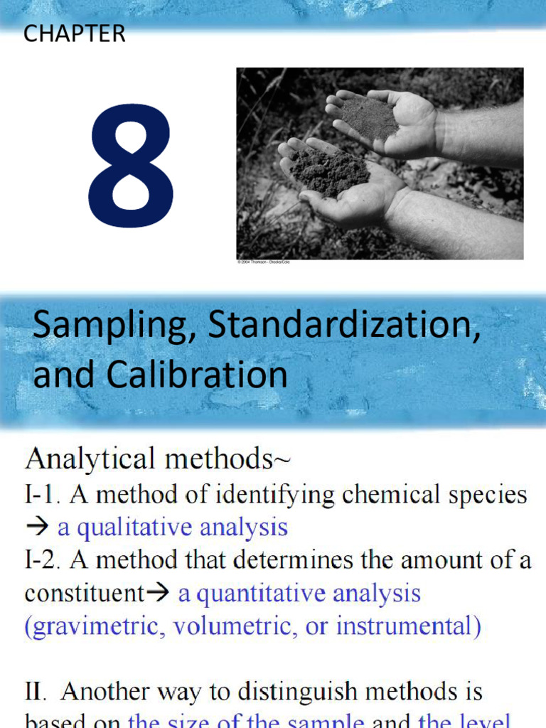Ch8 1006 2023 | PDF | Detection Limit | Errors And Residuals
