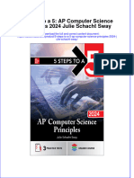 (Download PDF) 5 Steps To A 5 Ap Computer Science Principles 2024 Julie Schacht Sway Full Chapter PDF