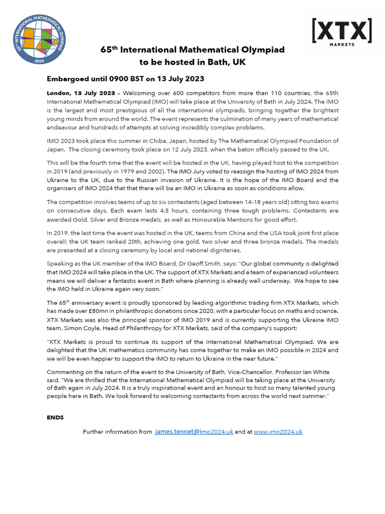 Press+Release+ +IMO+2024+ (13+july+2023) + +website | PDF | Private ...