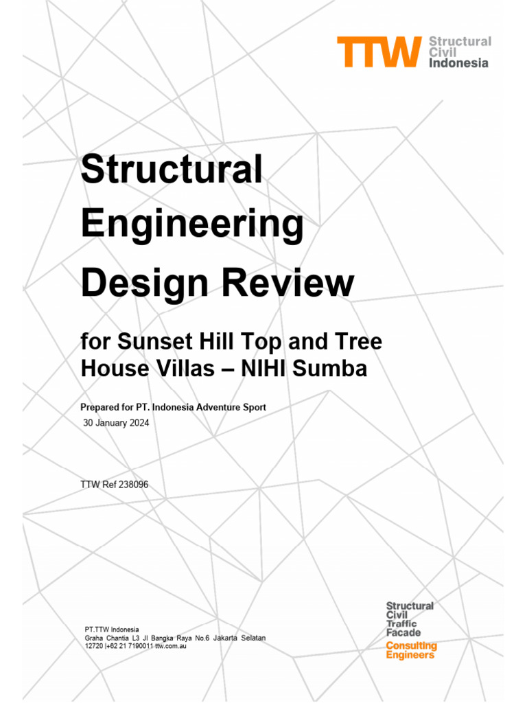 Structural Review for NIHI Sumba Villas | PDF | Foundation (Engineering ...