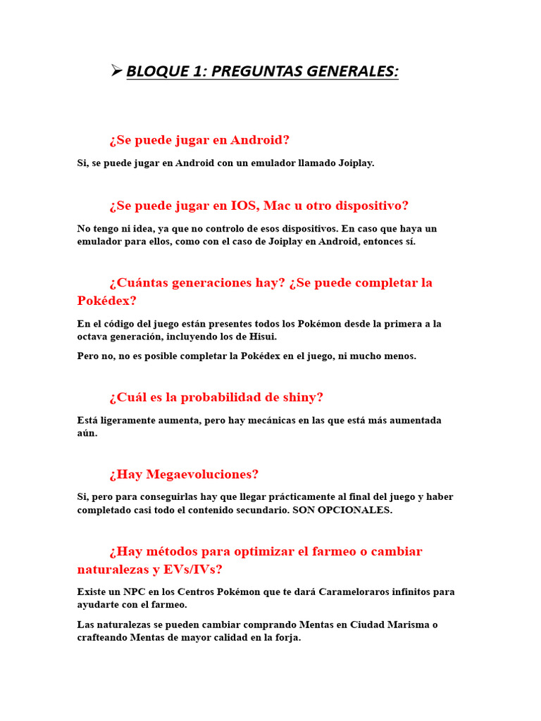Preguntas Frecuentes | PDF
