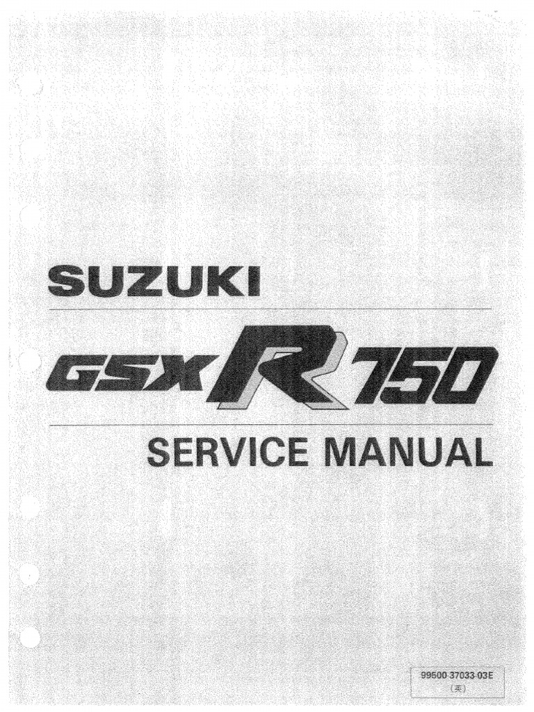 2003 SUZUKI GSXR 750 SERVICE MANUAL PDF intelligence overview