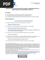 Modification du RCCM en Côte d'Ivoire | PDF