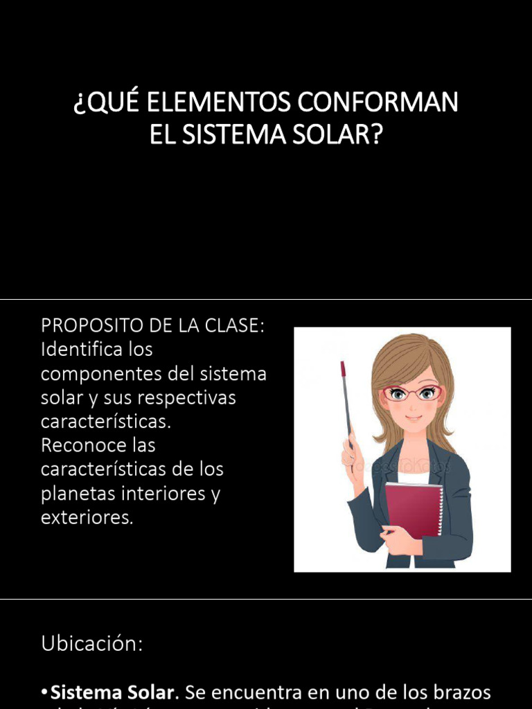 01 Componentes Del Sistema Solar | PDF | Sistema solar | Planetas