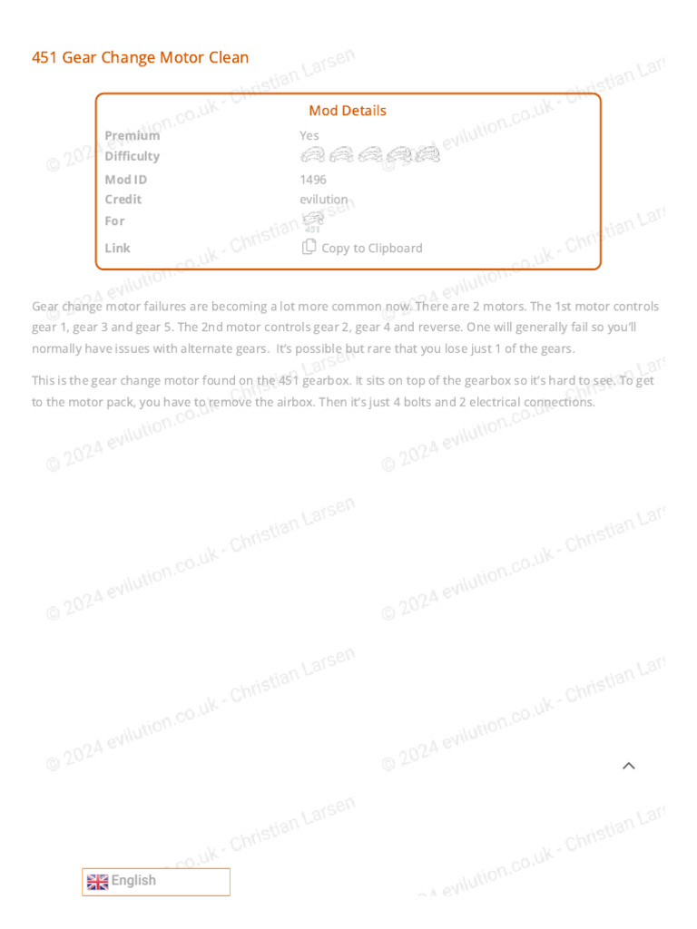 Gear Change Motor Repair Guide | PDF | Gear | Electrical Engineering