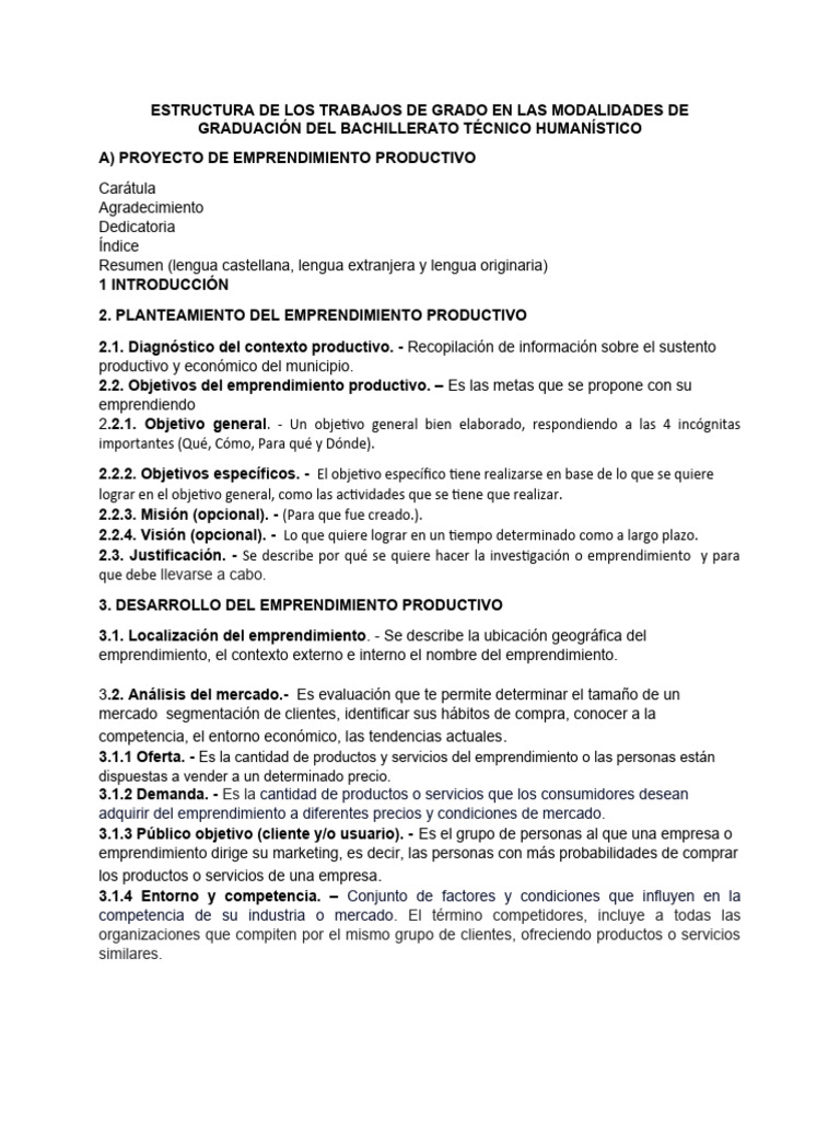 Proyecto de Emprendimiento | PDF | Producto (Negocio) | Mercado (economía)
