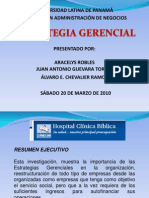 ESTRATEGIA GERENCIAL