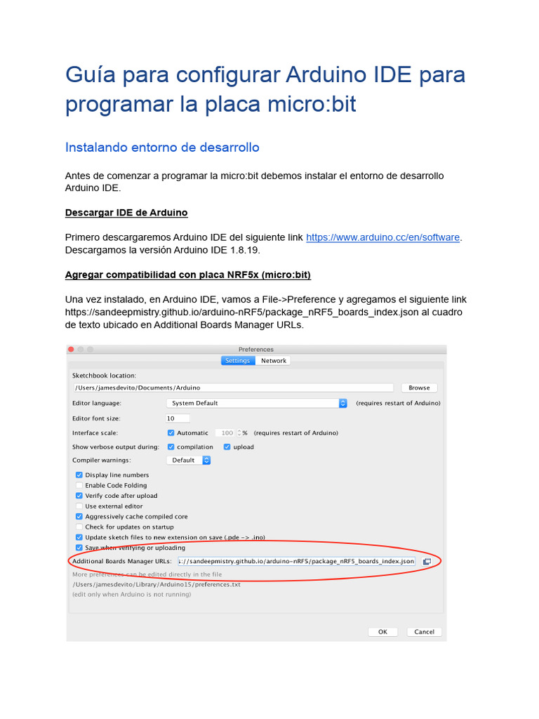 Configura Arduino IDE para micro:bit | PDF | Arduino | Hardware de la ...