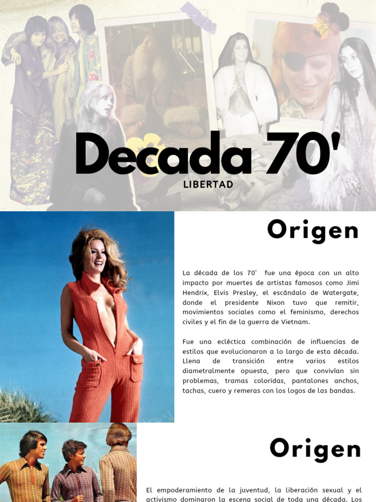 Moda y Estilos de los 70s | PDF | Ropa | Moda