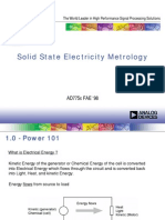 Solid State Electricity Metrology