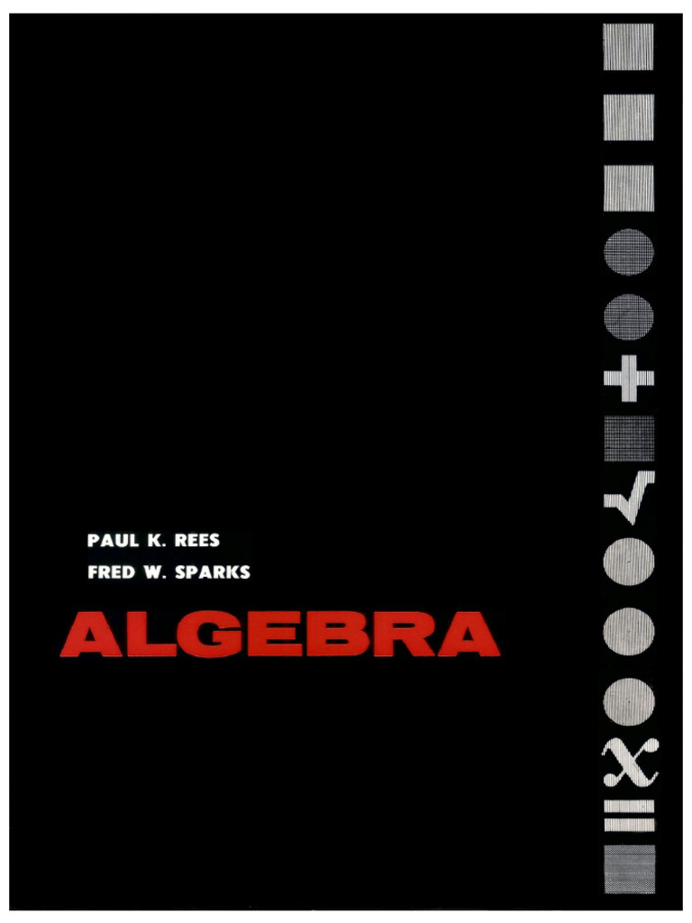 Algebra Rees Sparks | PDF