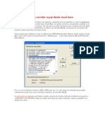 Conectando a Un Servidor Mysql Desde Visual Basic