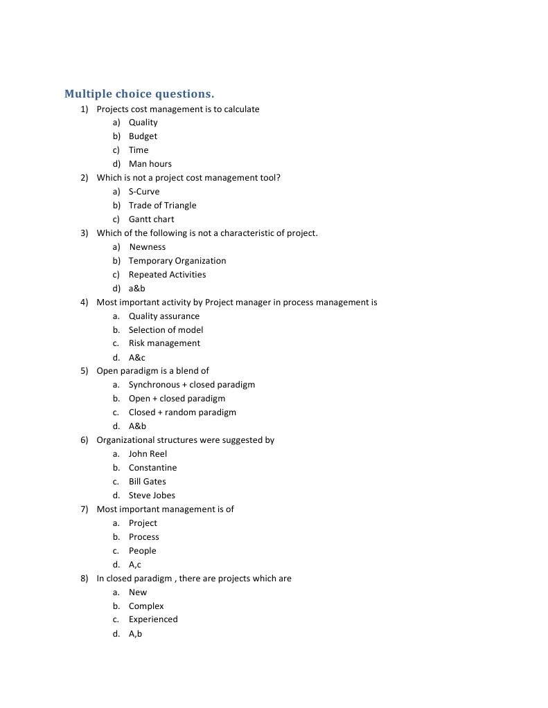 Project Management CR | PDF | Computers | Technology & Engineering