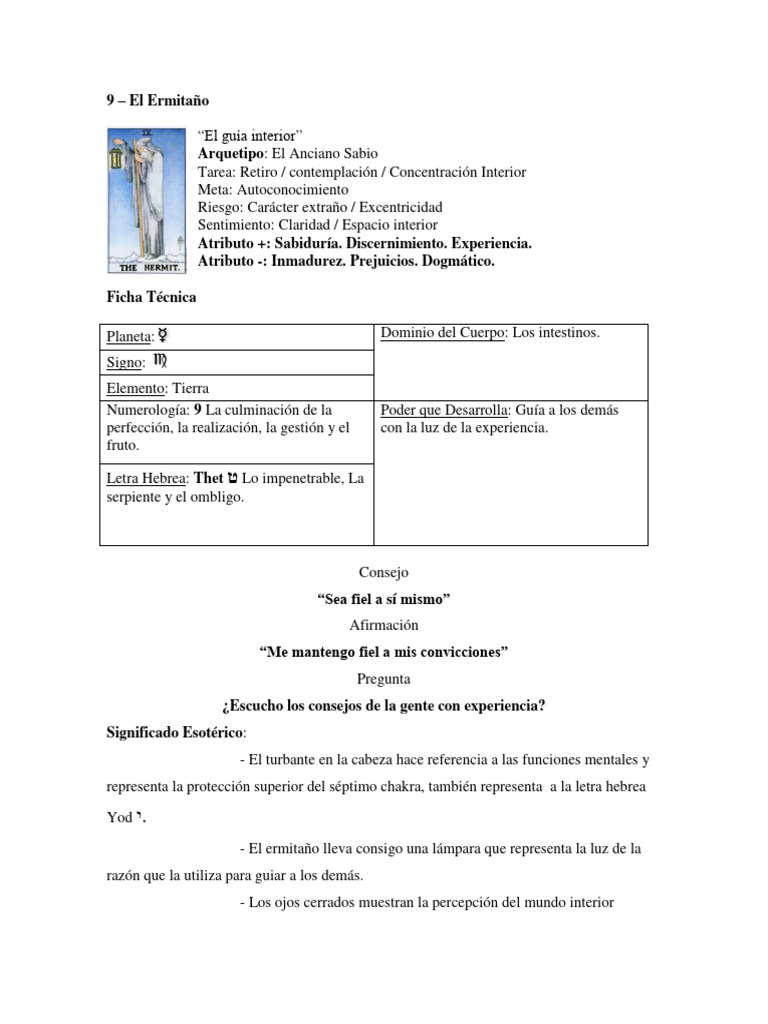 09 - El Ermitaño | PDF
