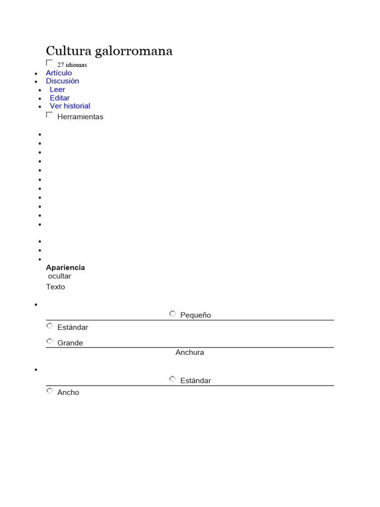 Cultura Galorromana Descargar gratis PDF imperio Romano Galia