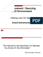 Eprocurement / Sourcing Mro Environment: Utilising Lean Six Sigma