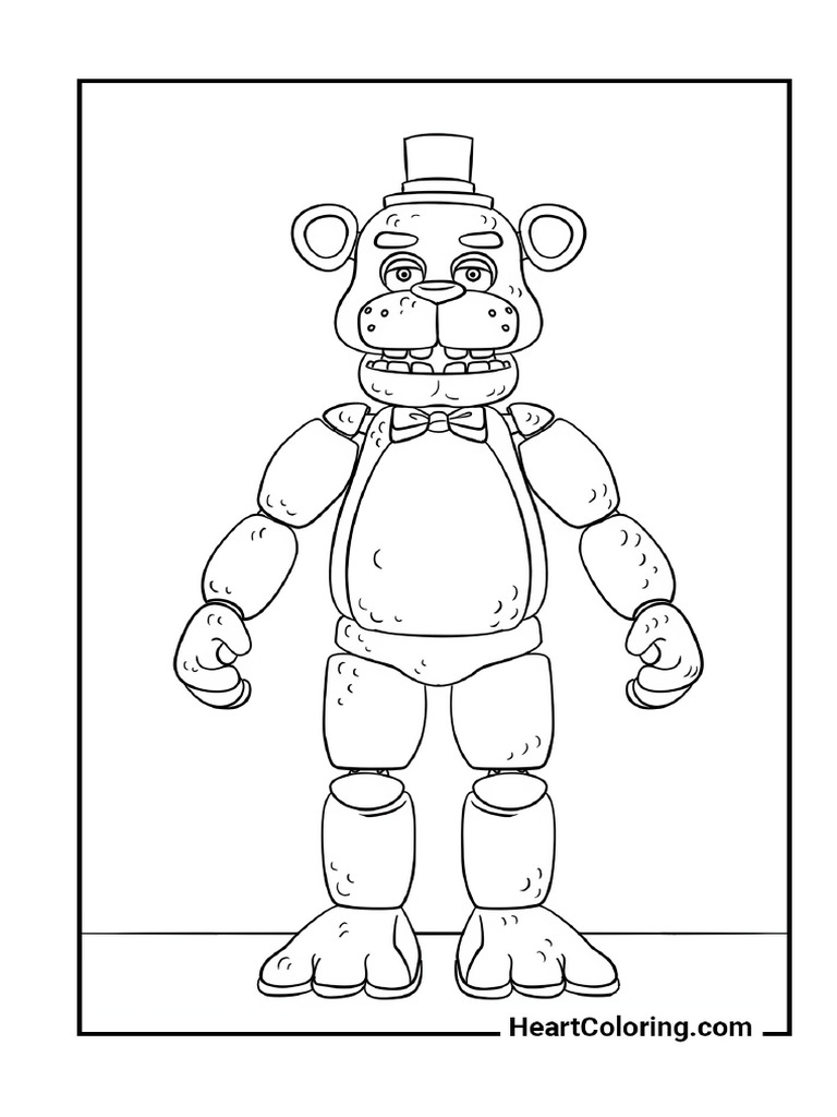 3615 Five Nights at Freddys Coloring Pages | PDF