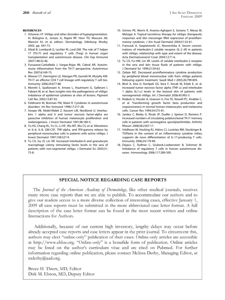 Special Notice Regarding Case Reports Ymjd | PDF | Interleukin 2 | T ...