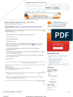 Physical Memory Usage Very High - Slow Perfor