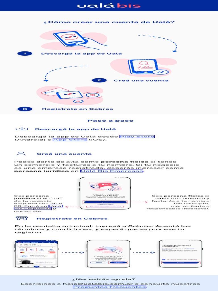 Instructivo Crear Cuenta Ualá | PDF | Aplicación movil | Aparatos de ...