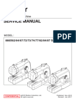 Brother 888X Series Sewing Machine Service Manual