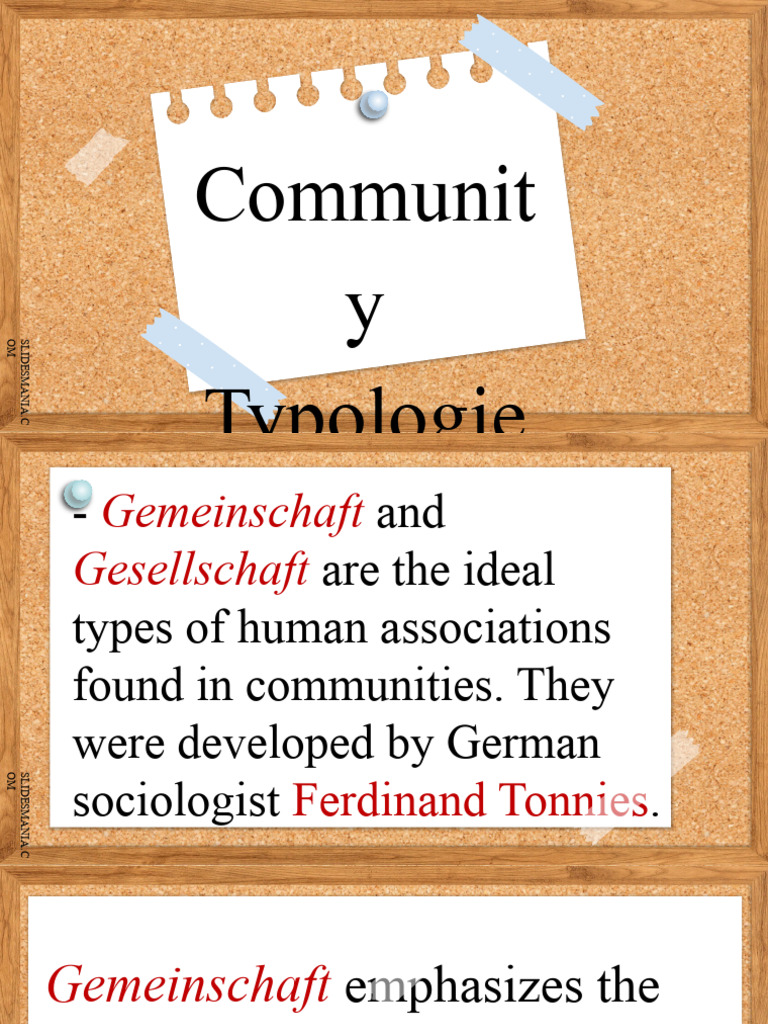 Community Typologies | PDF | Community | Economies