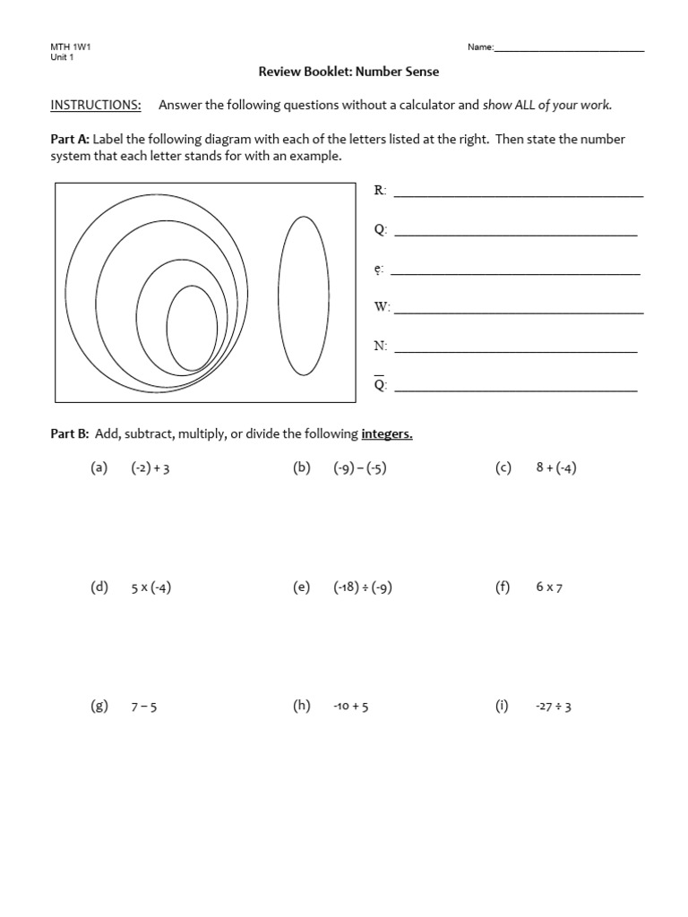 9 Numeracy Review | PDF | Prices | Arithmetic