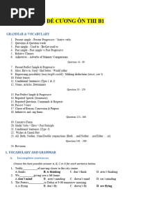 đề cương ôn B1
