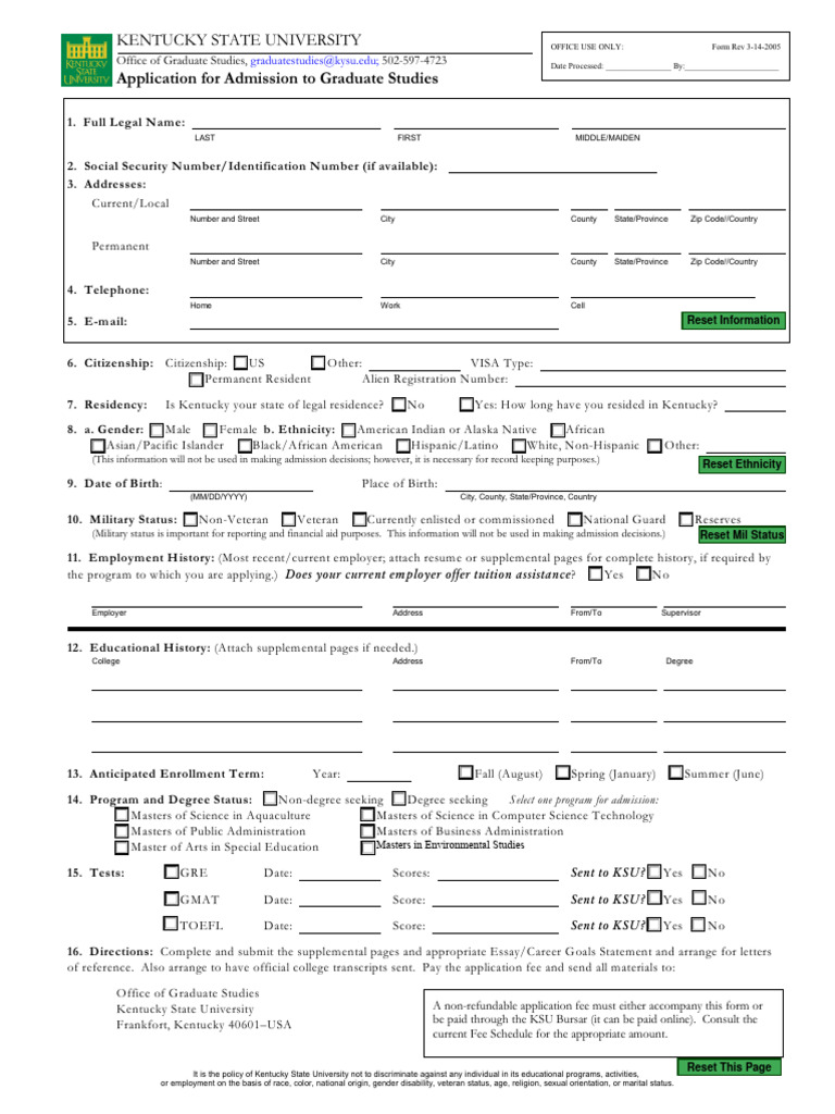 K Su Application For Graduate Admission 1 | PDF | Race And Ethnicity In ...