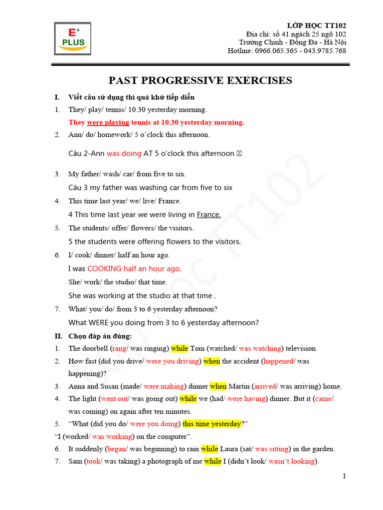 Bai tap qua khu tiep dien pdf