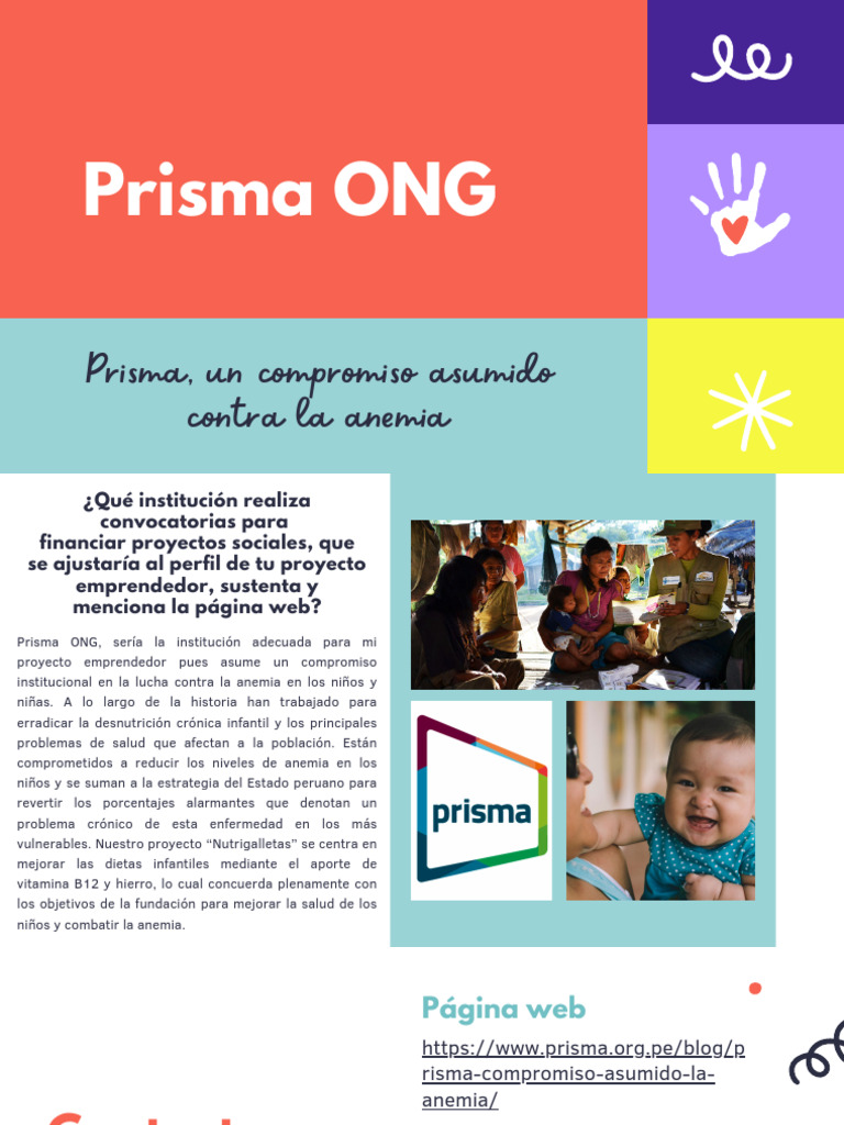Prisma ONG: Lucha contra la Anemia Infantil | PDF