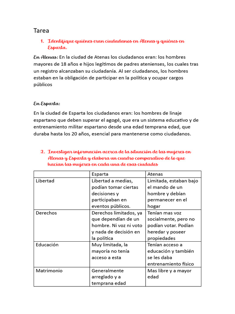 Ciudadanía en Atenas y Esparta | PDF | Esparta | Esclavitud