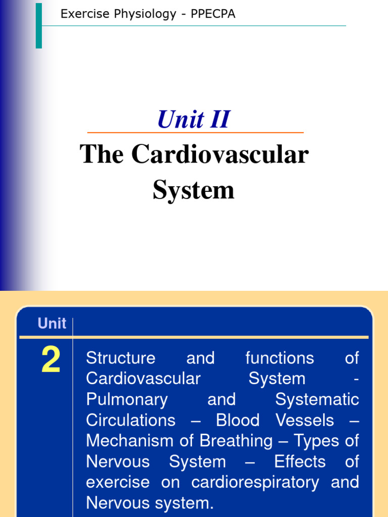 Unit II - Cardiovascular System - New | PDF | Heart Valve | Heart