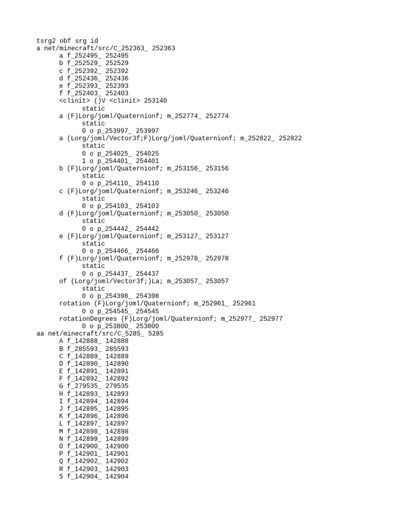 MCP - Config-1 20 2-20230921 100330-Mappings | PDF